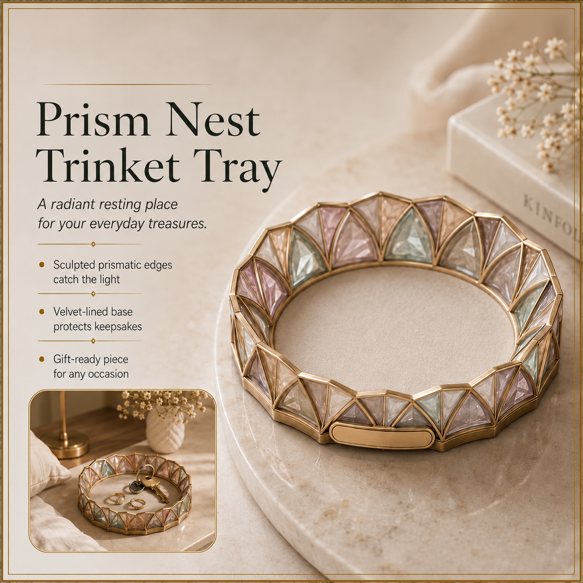 Norpitatile™ Prism Nest Trinket Tray