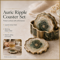 Norpitatile™ Auric Ripple Decorative Coaster Set