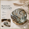 Norpitatile™ Runewave Glass-Look Paperweight